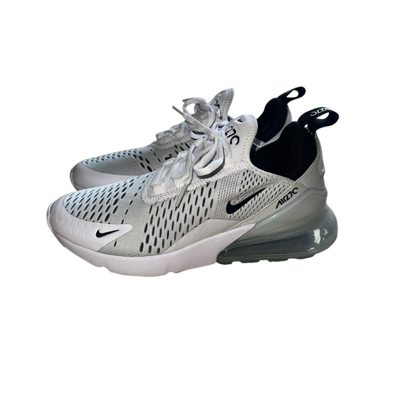 Nike Women's Air Max 270 White/Black Sneakers Sz 8 - Picture 3 of 12